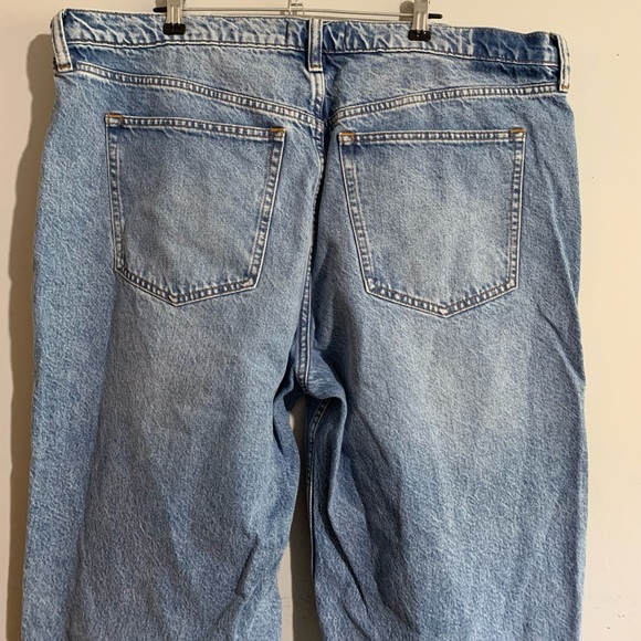 Abercrombie & Fitch The High Rise Loose Jeans Size: 34 / 18 short - Picture 5 of 6